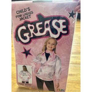 Grease Pink Ladies Jacket Child's Costume Accessory Halloween Party Medium